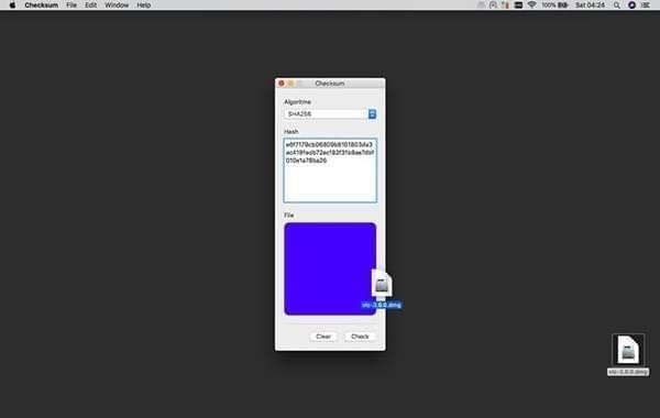 Checksum for Mac