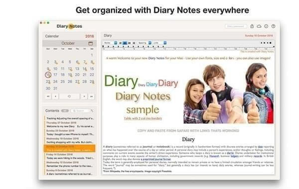 Diary Notes Mac