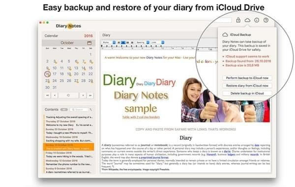 Diary Notes Mac