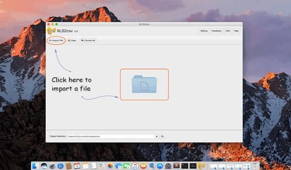 XLS2csv Mac