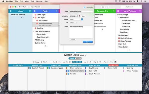 DayMap for Mac