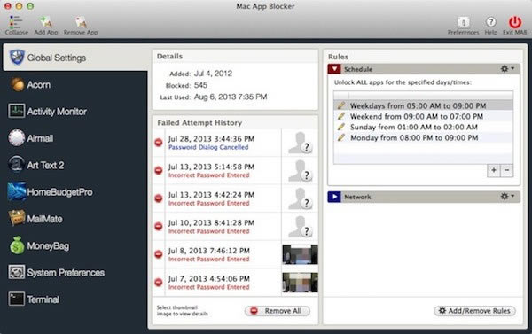 Mac App Blocker