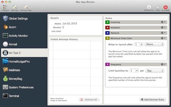 Mac App Blocker for mac
