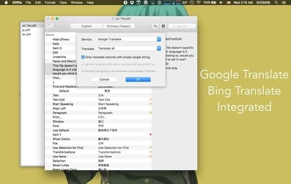 Xliffie for Mac