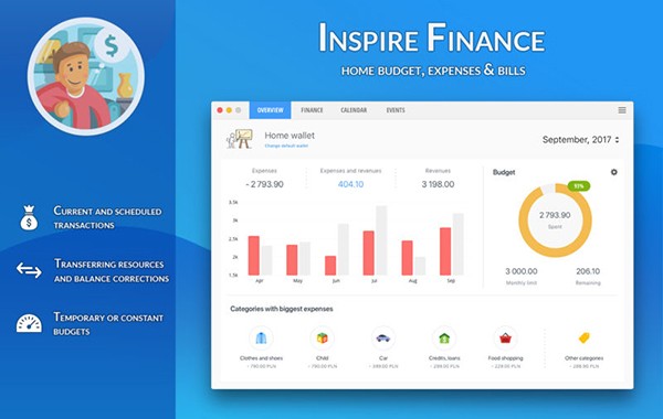 Inspire Finance 4 for Mac