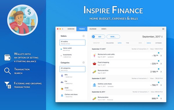 Inspire Finance 4 Mac