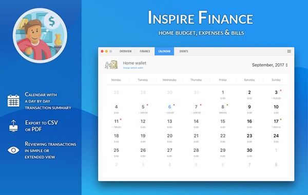 Inspire Finance 4 for Mac