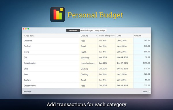 Personal Budget Pro Mac