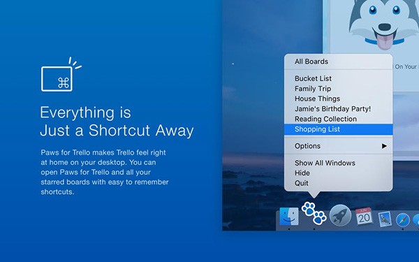 Paws for Trello for Mac