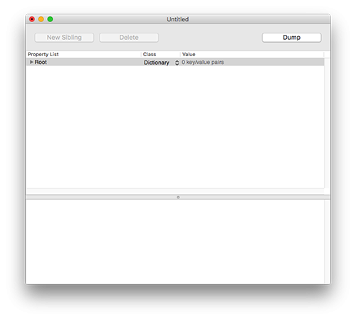 Property List Editor for Mac