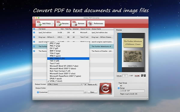 4Video PDF Converter for Mac