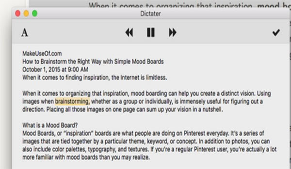 Dictater for Mac