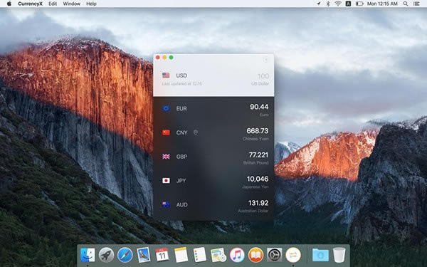 CurrencyX Mac