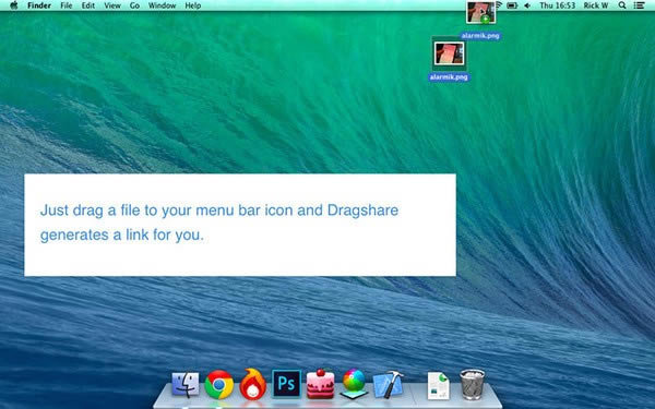 Dragshare for Dropbox Mac