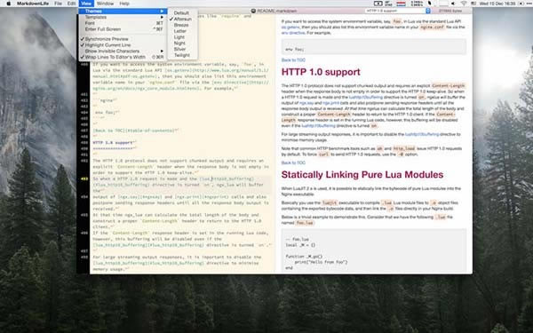 Markdown Life Mac