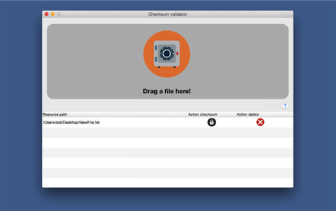Checksum validator for Mac
