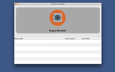 Checksum validator for Mac